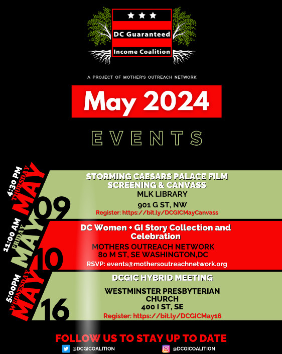 May 2024 Events Graphic